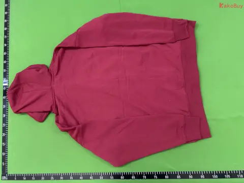 Burgundy Oversized Zip-Up Hoodie -5
