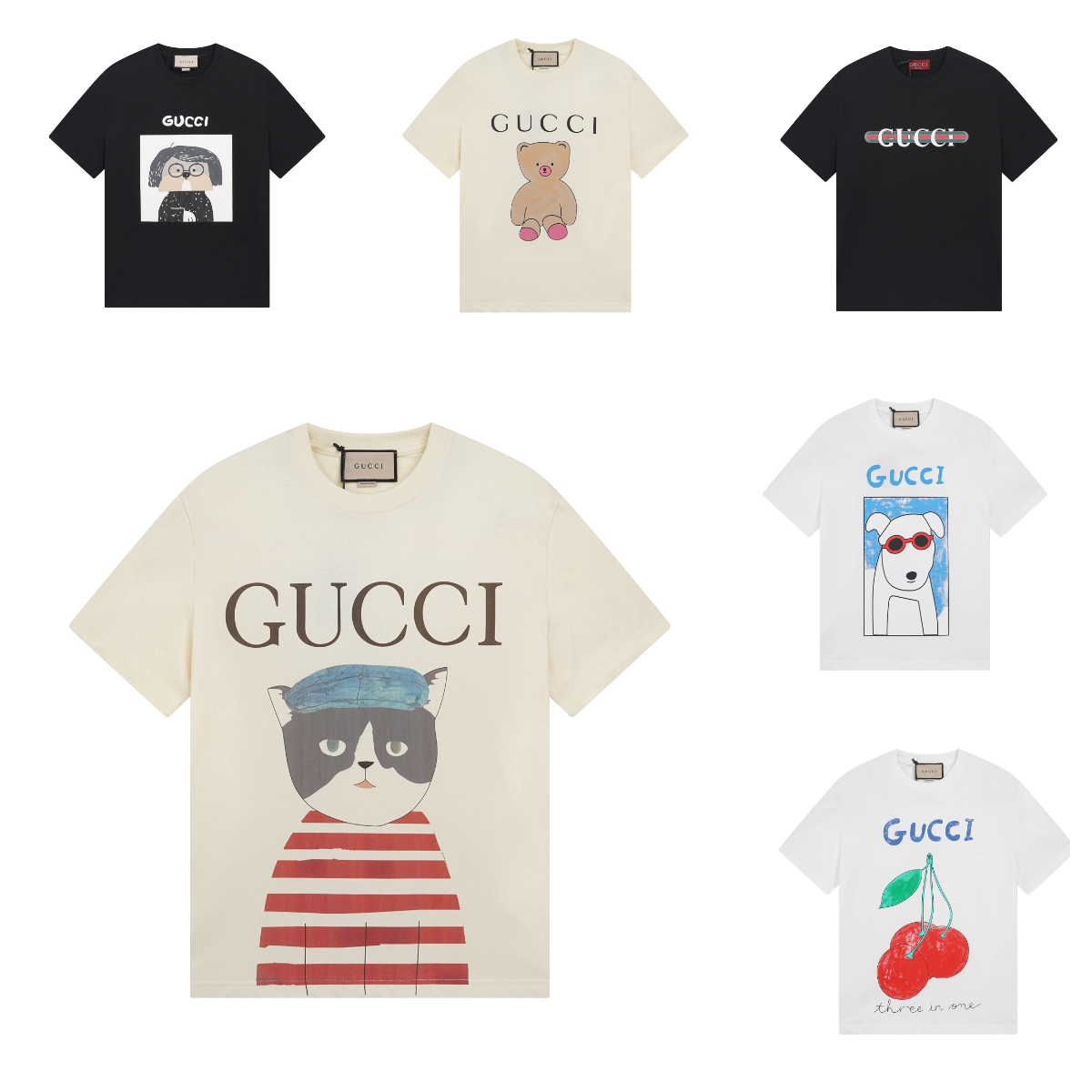 Gucci Cartoon Graphic T-Shirt