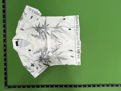 Floral Skull Short Sleeve Shirt 5