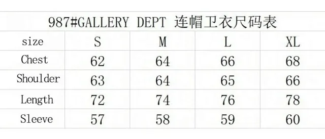 Gallery Dept Classic Zip-Up Hoodie -5