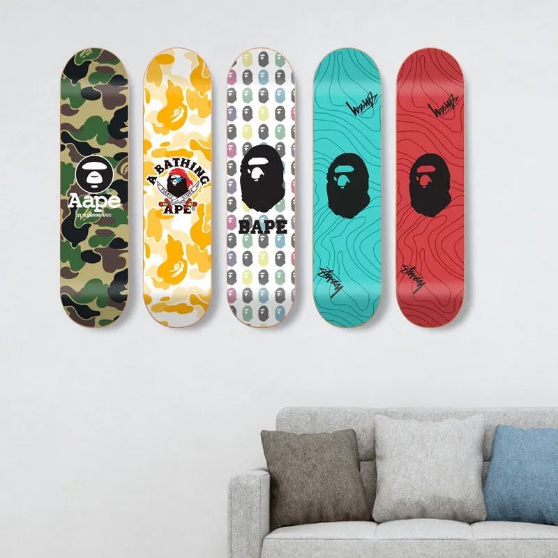 Custom Ape Graphic Skateboard