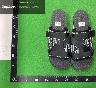 Designer Monogram Strap Slides -2