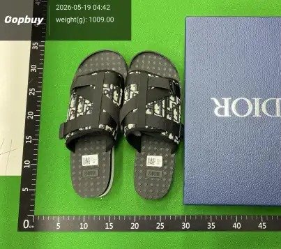 Designer Monogram Strap Slides -5