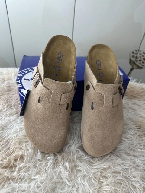 Vintage Leather Cork Clogs
