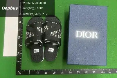 Monogram Strap Summer Slides -3