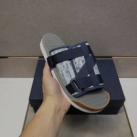 Premium Monogram Strap Slides