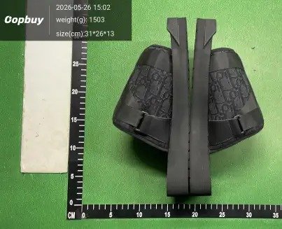 Premium Monogram Strap Slides -5