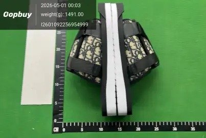 Premium Monogram Strap Slides -4