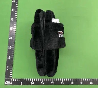 Women's Embroidered Furry Platform Slides -6
