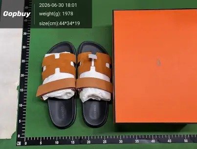 Handmade Leather Slide Sandals -6