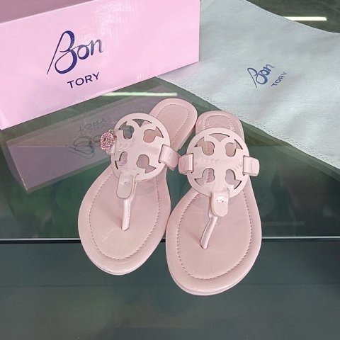 Women's Leather Beach Slides