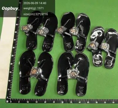 Women's Leather Beach Slides -2