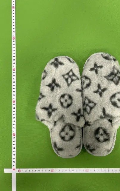 Fashion Furry Slides -3