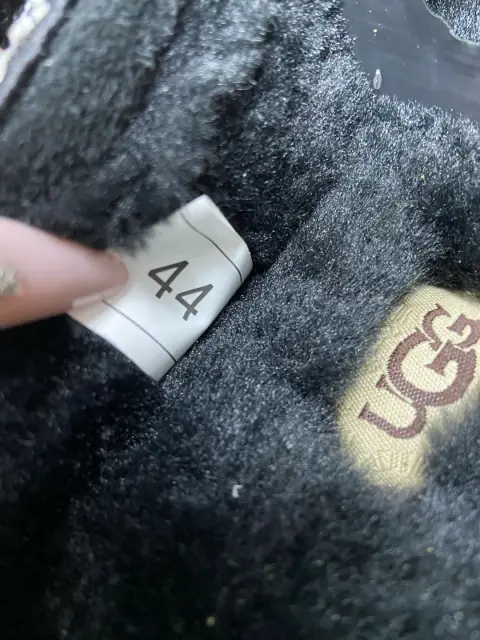 Shearling Suede Platform Slippers -4