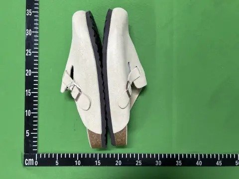 Leather Closed-Toe Couple Slides -3
