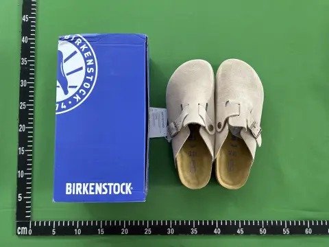 Leather Closed-Toe Couple Slides -5