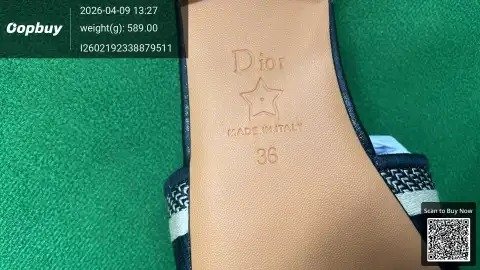 Letter Embroidered Flat Slides -4