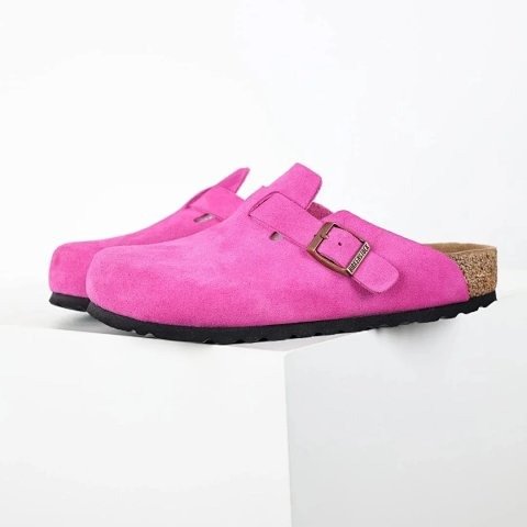 Closed-Toe Cork Slides X1