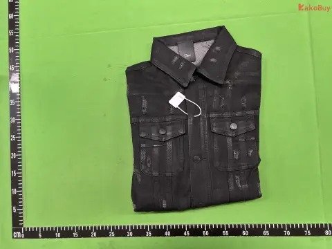 Distressed Waxed Denim Jacket -5