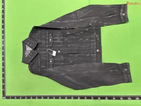 Distressed Waxed Denim Jacket -6