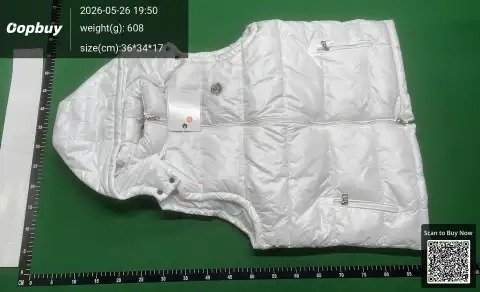 Detachable-Hood Padded Vest -2