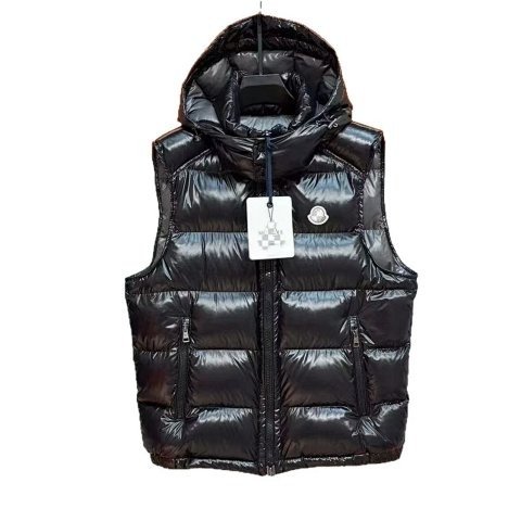 Detachable-Hood Padded Vest