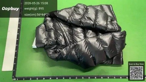 Printed Stand-Collar Down Jacket -3