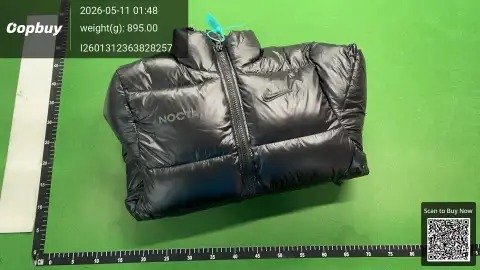 Printed Stand-Collar Down Jacket -5