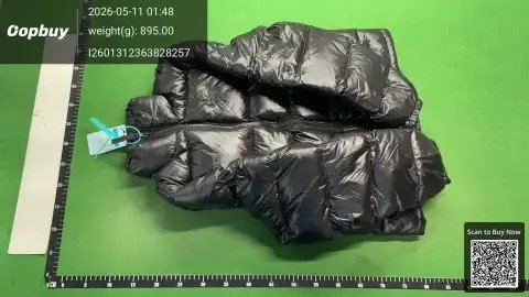 Printed Stand-Collar Down Jacket -4