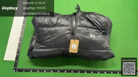 Embroidered Hooded Down Jacket -5