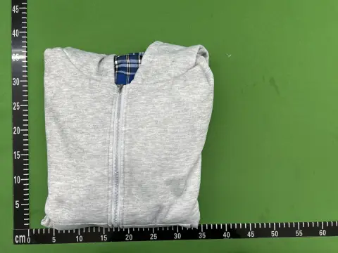 欧美外贸个性格子拉链卫衣长袖套头连帽衫复古外套街头潮流y2k -3