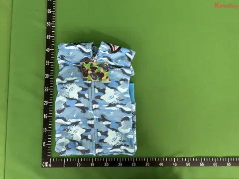 BP Shark Camo Zip-Up Hoodie -3
