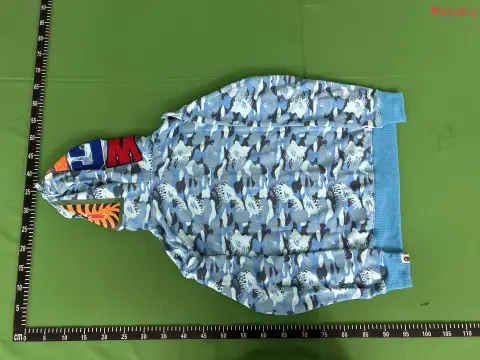 BP Shark Camo Zip-Up Hoodie -4