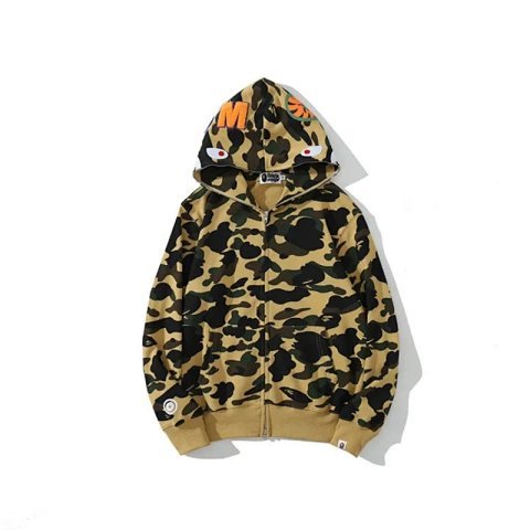 BP Shark Camo Zip-Up Hoodie