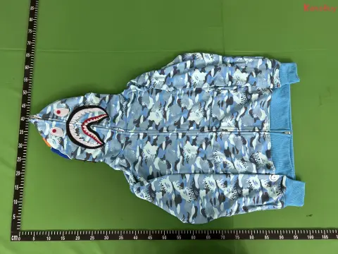BP Shark Camo Zip-Up Hoodie -2