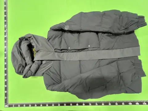 Unisex Embossed Letter Puffer Jacket -6