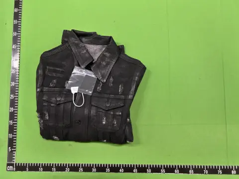 D 04SS Waxed Distressed Denim Jacket -5