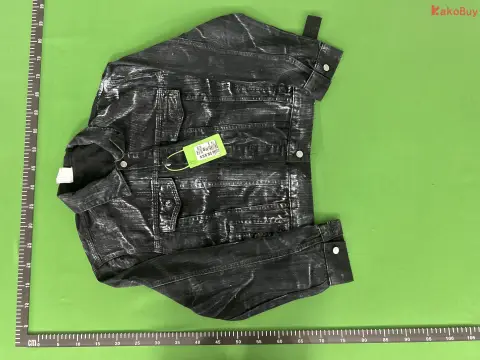 D 04SS Waxed Distressed Denim Jacket -2