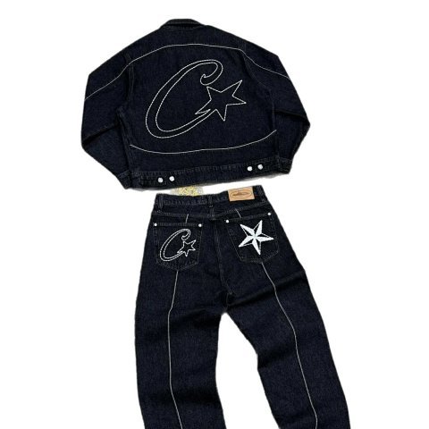 DJ Jump2 Alcatraz Print Denim 