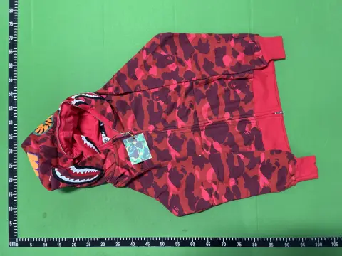 Shark Camo Zip Hoodie -5