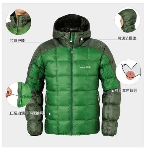 Montbell Lightweight Padded Ja