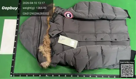 Palm Moose Fur Hood Parka -4