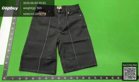 Alcatraz Star Denim Shorts -5