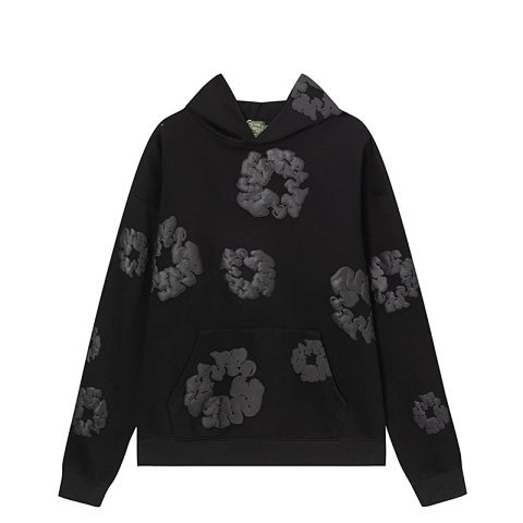 Floral Embroidered Pullover Ho