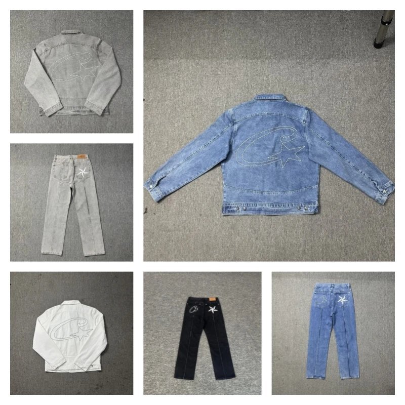 Classic Denim Two-Piece Set