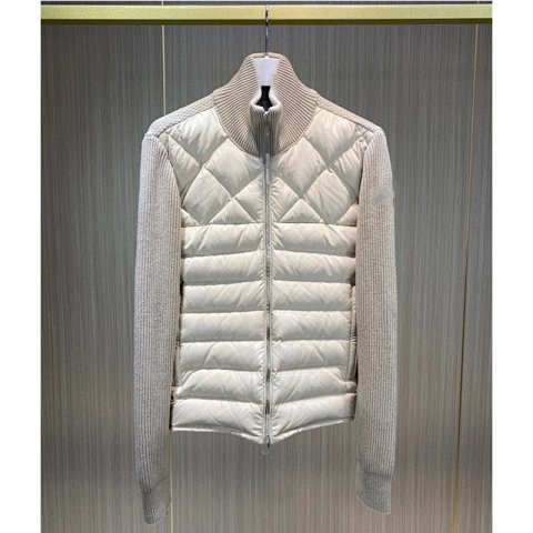 Wool-Knit Goose Down Jacket