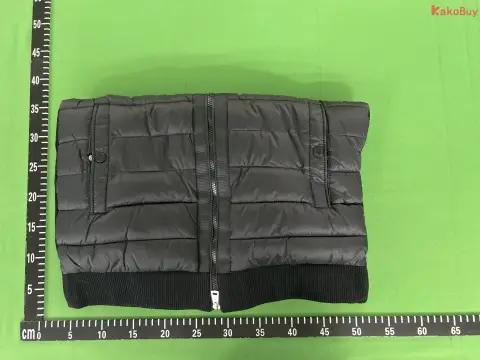 European Knit Panel Down Jacket -4
