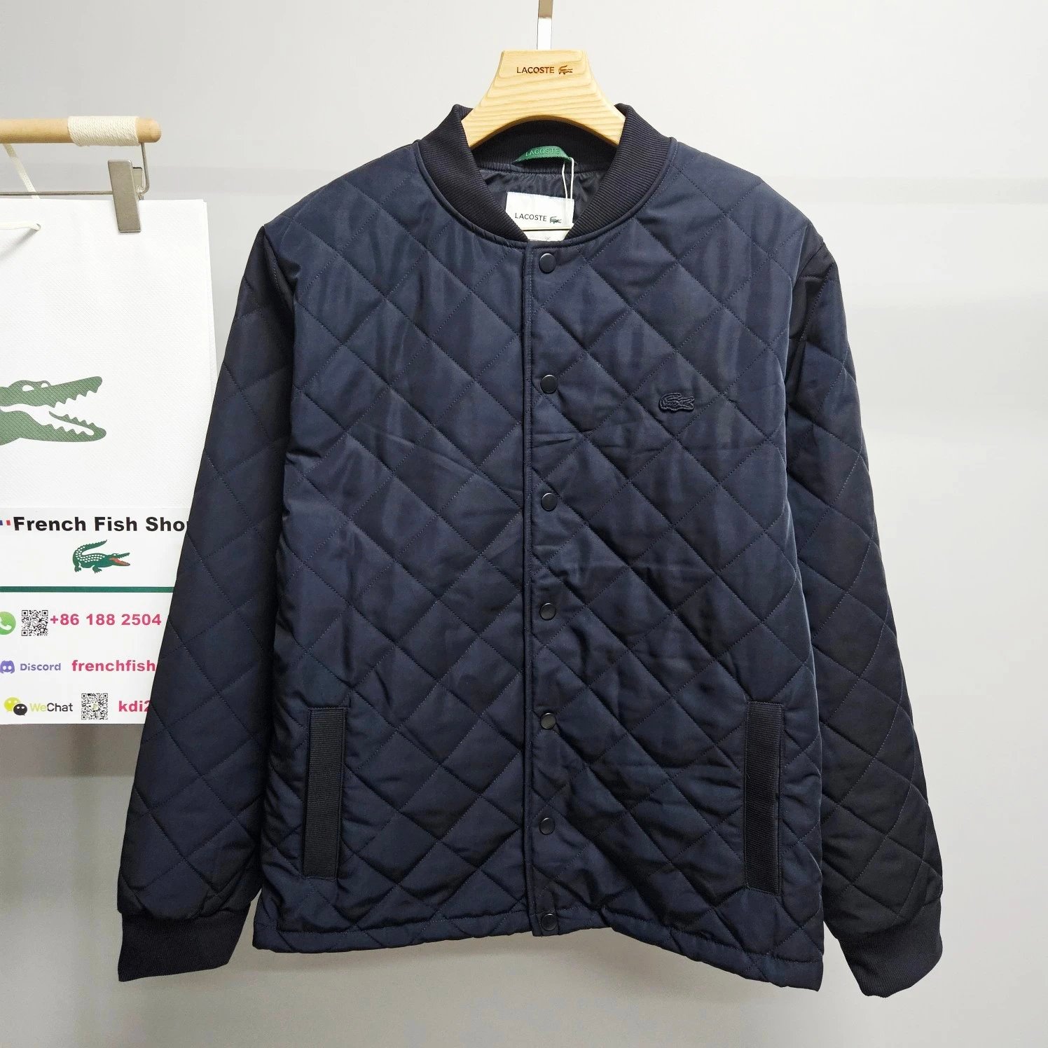 LAS Men's Diamond-Check Cotton Jacket 2