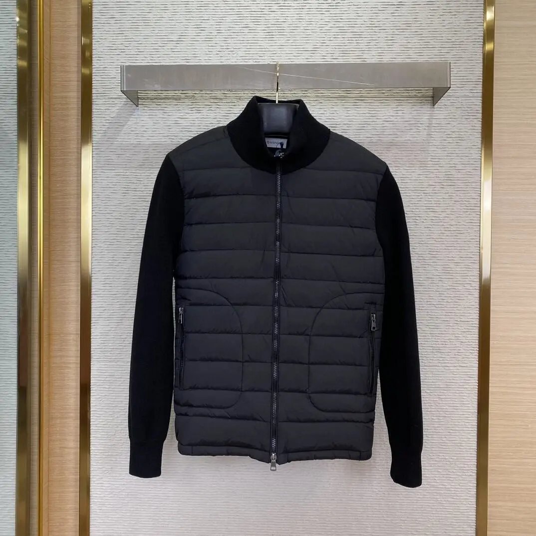 Knit-Panel Down Jacket 2