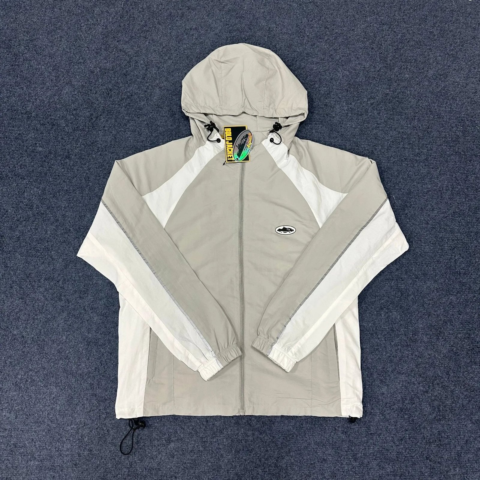 Color-Block Windbreaker and Shorts Set -2